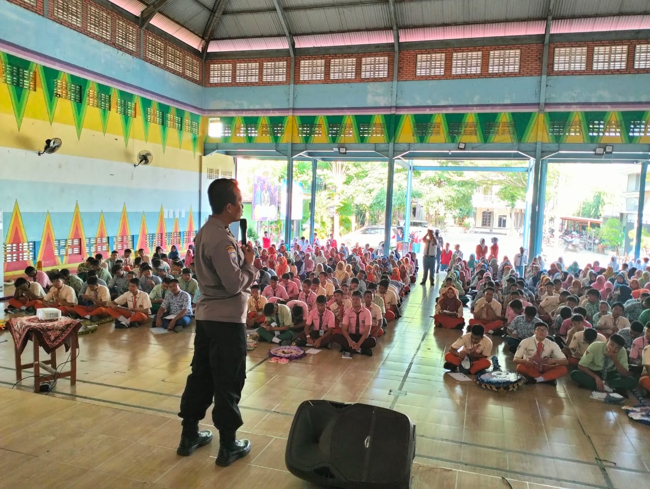 Cegah Kenakalan Remaja , Polsek Kertosono Tingkatkan Program Police Goes To School