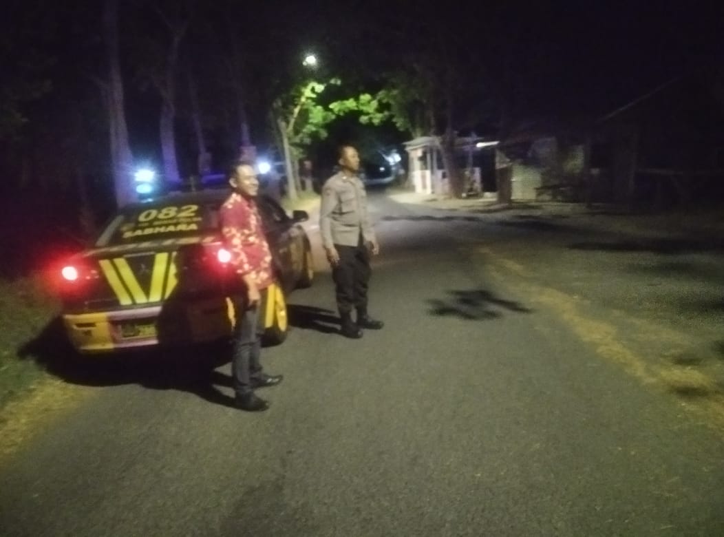 Patroli Blue Light Polsek Kertosono Menjaga Keamanan Saat Dini Hari