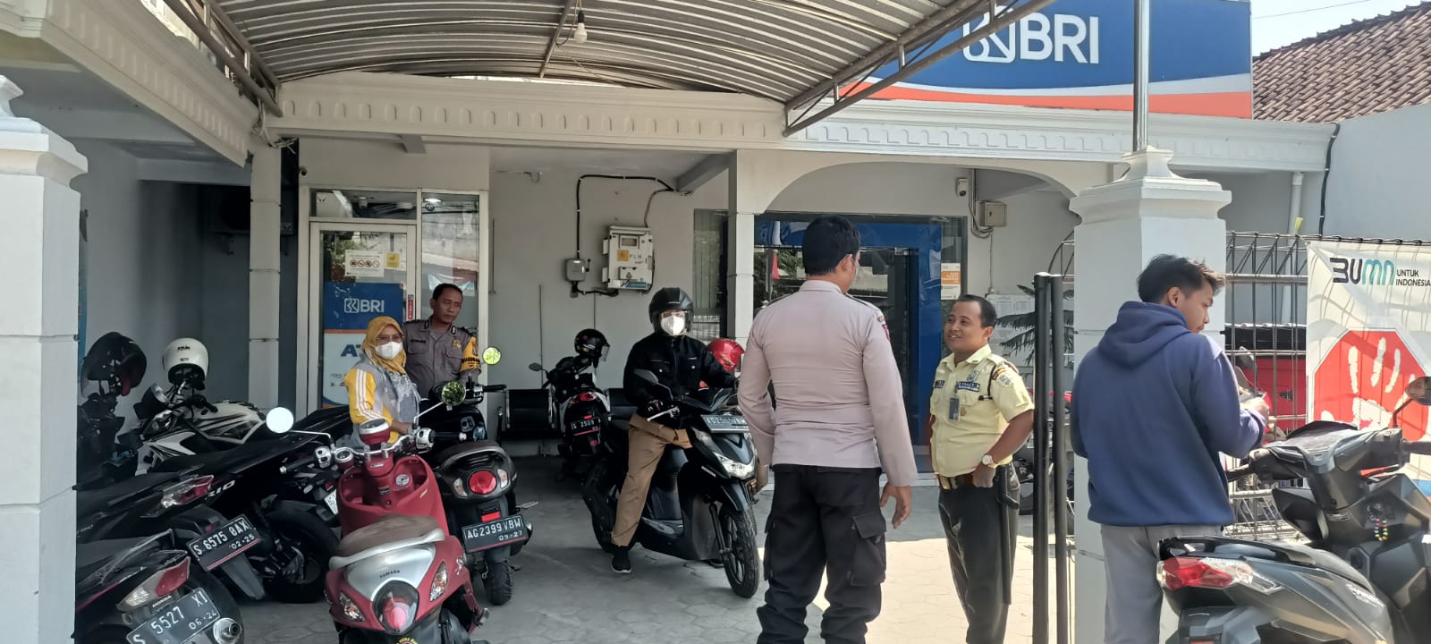 Patroli Dialogis di Objek Vital Bank BRI Unit Jatikalen