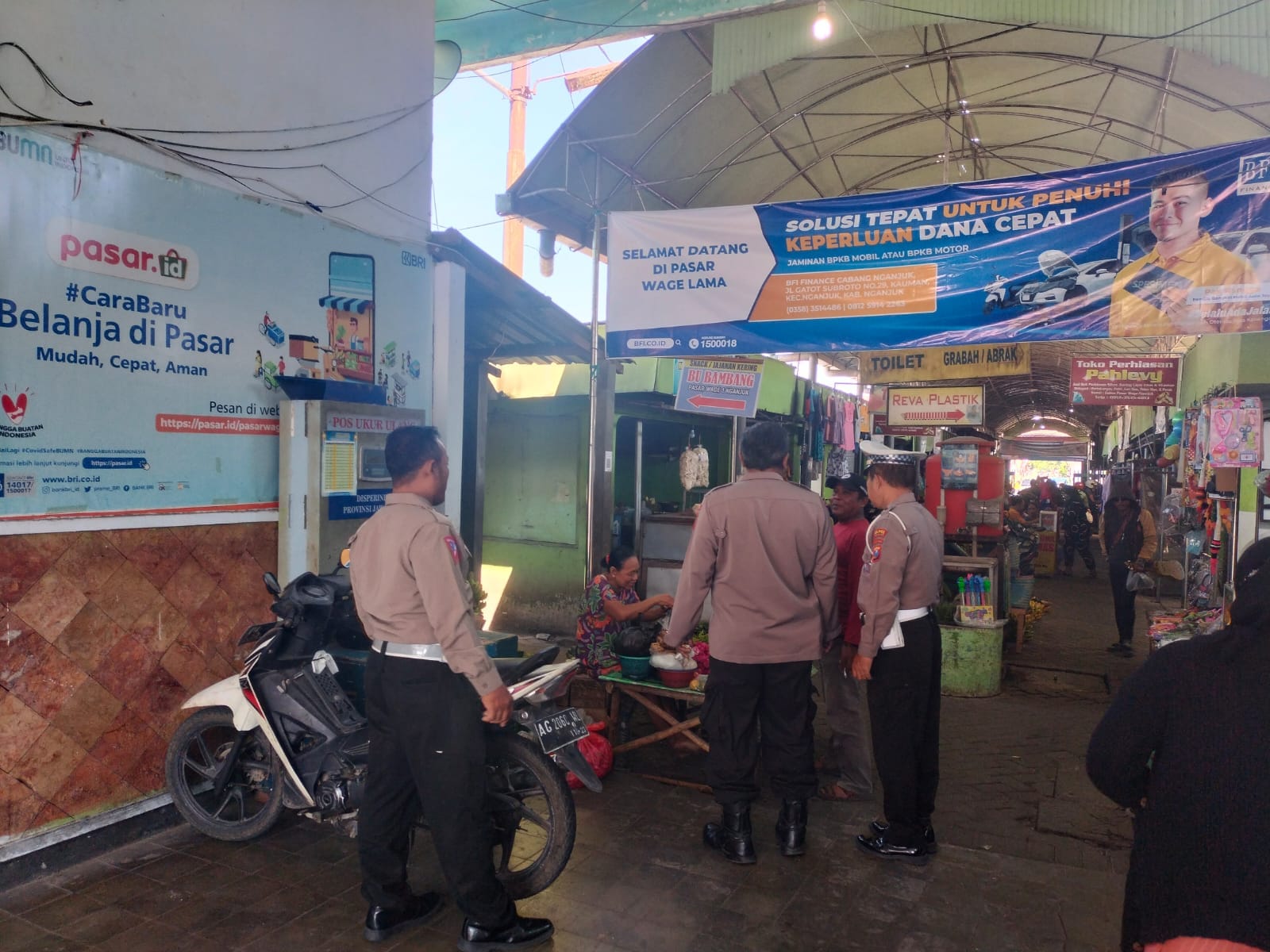 Polsek Nganjuk Kota Lakukan Patroli KRYD Untuk Cooling System Jelang Pilkada 2024