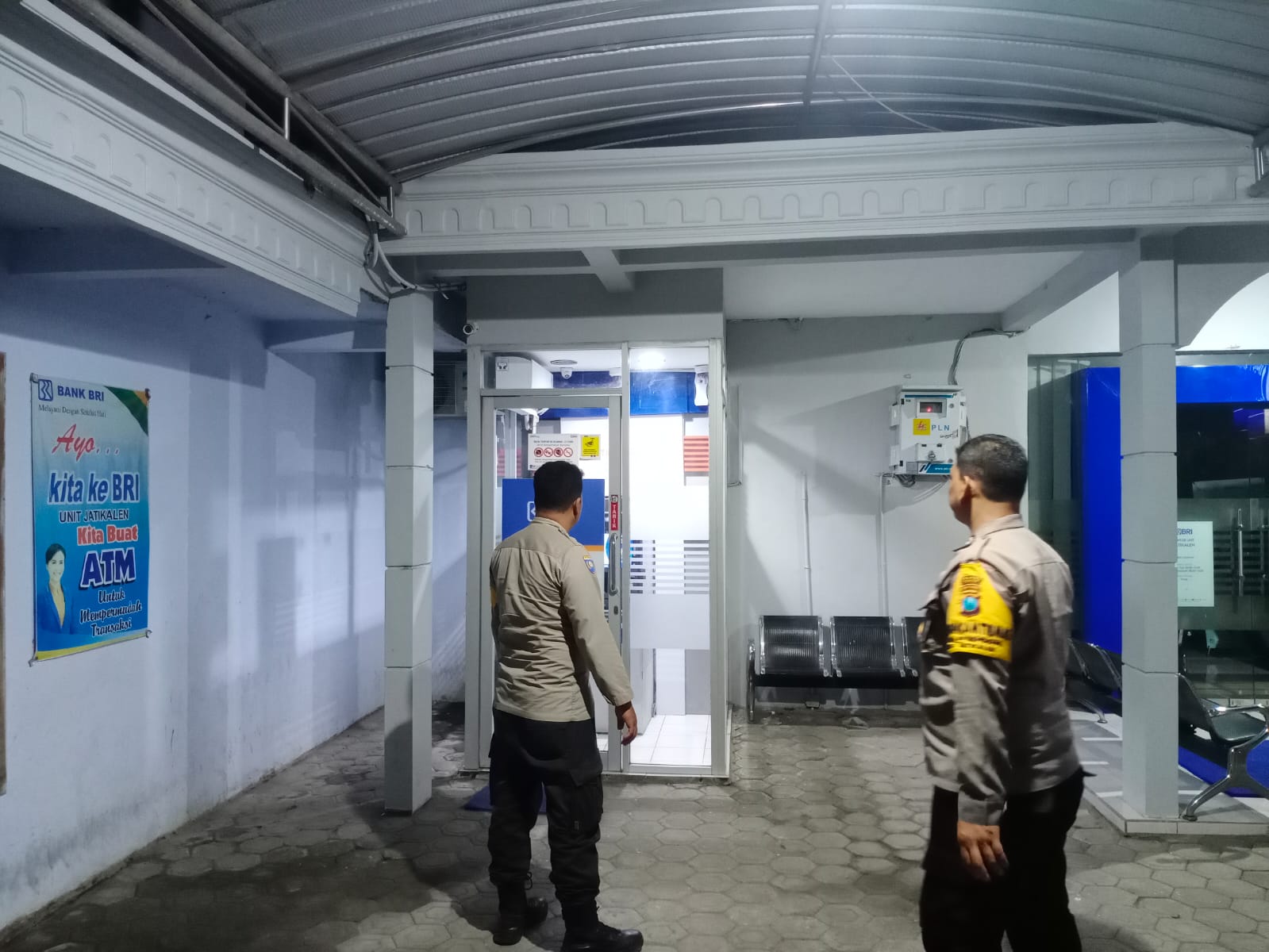 Polisi Polsek Jatikalen Gencar Patroli Perbankan Sasaran utama di Mesin ATM