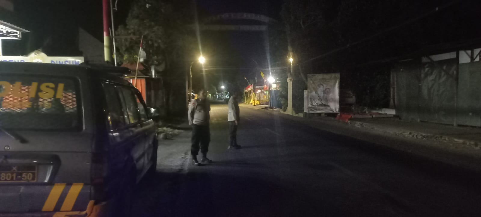 Patroli Blue Light Cegah Gesekan Antar Perguruan Silat Di Perbatasan Wilayah