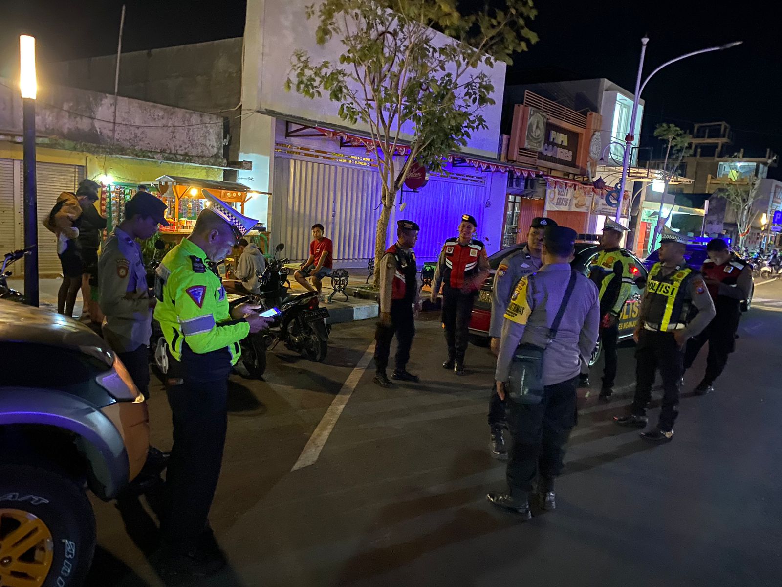 Polres Nganjuk, Cegah Tindak Kejahatan Jalanan dengan Pola Patroli SREG