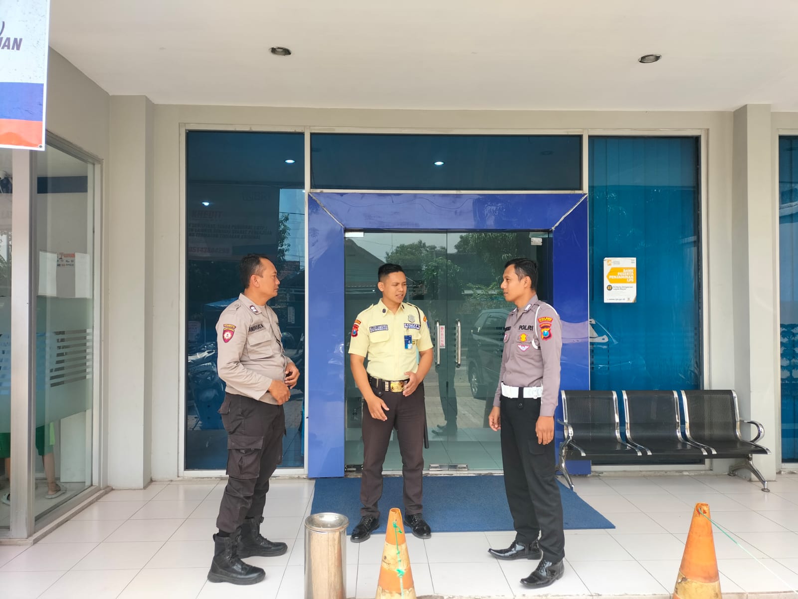 Polsek Kertosono Tingkatkan Patroli Obyek Vital Antisipasi Tindak Kejahatan