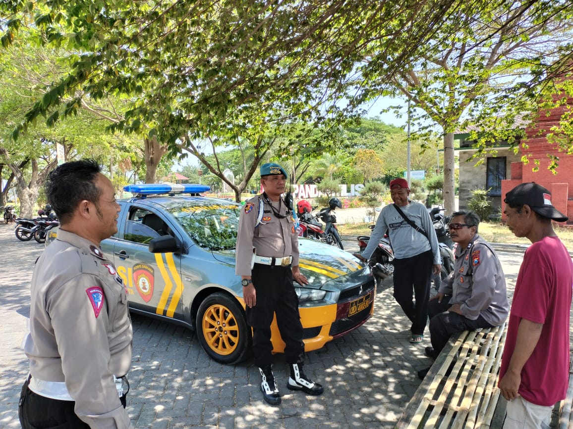 Giat KRYD Polsek Nganjuk Kota Kota Jaga Harkamtibmas di Kecamatan Nganjuk Kota