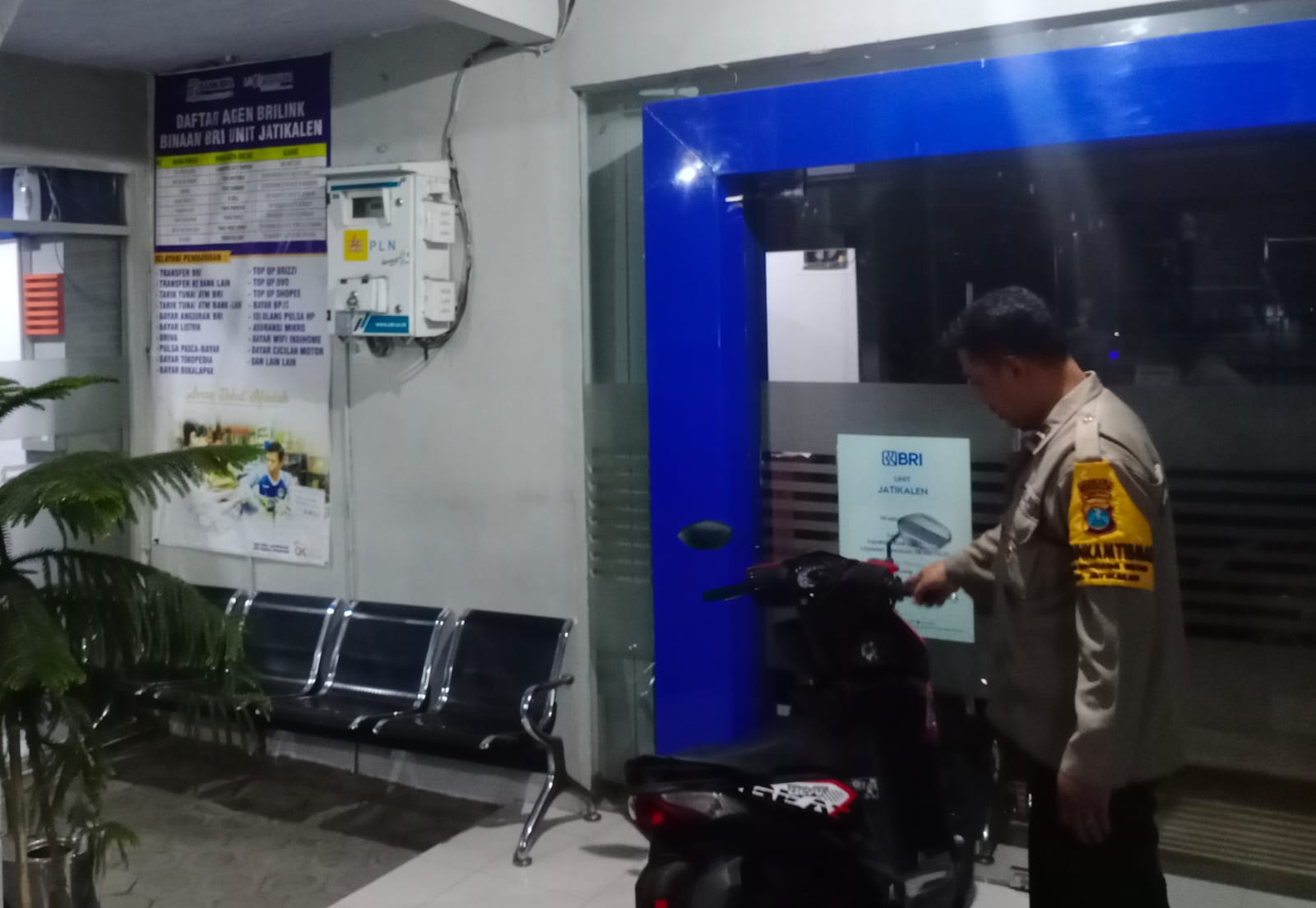 Polisi Polsek Jatikalen Gencar Patroli Perbankan Sasaran utama di Mesin ATM