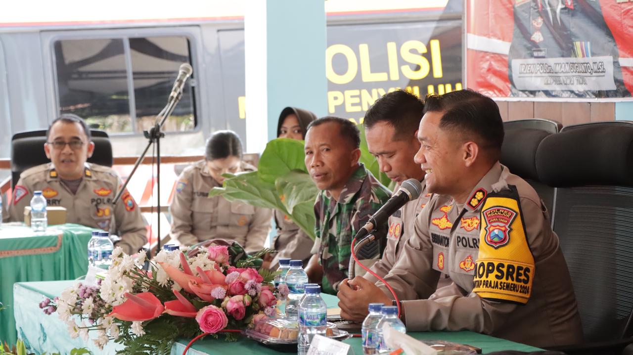 Polres Nganjuk Gelar Silaturahmi Kamtibmas di Kecamatan Wilangan, Cooling System Menjelang Pilkada Serentak 2024