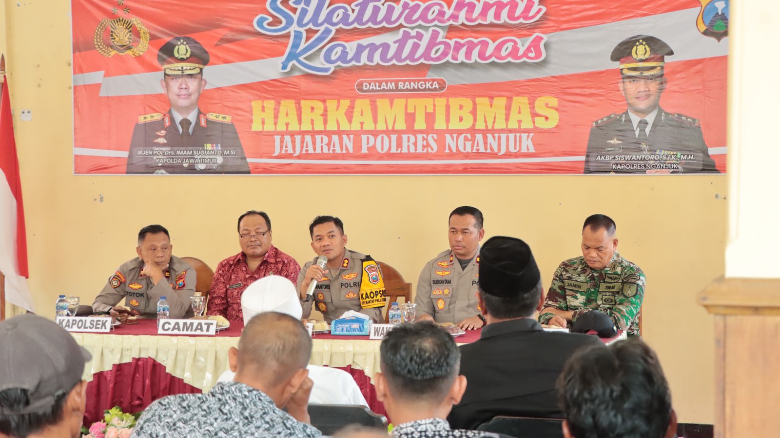 Silaturahmi Kamtibmas: Polres Nganjuk dan Kecamatan Rejoso Bersinergi Jaga Keamanan Wilayah
