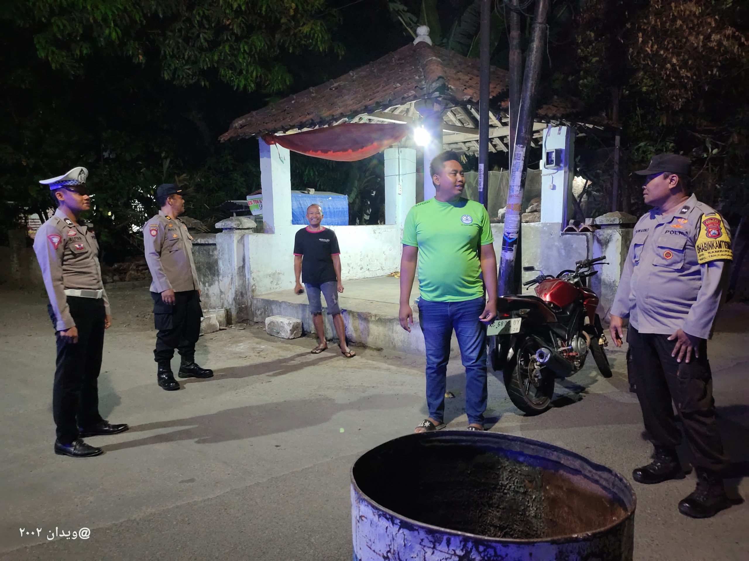 Masuki Tahapan Pilkada, Polsek Warujayeng Intensifkan Patroli Cooling System