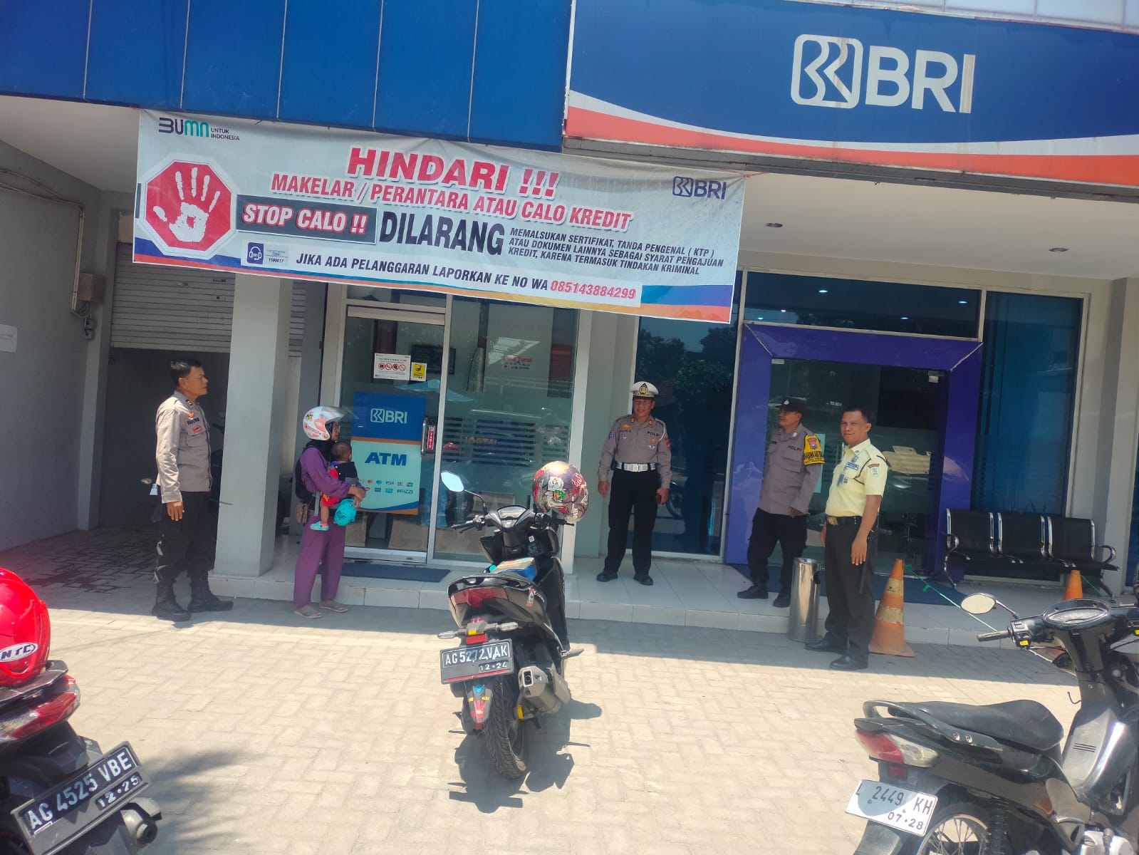 Polsek Kertosono Tingkatkan Patroli Obyek Vital Antisipasi Tindak Kejahatan