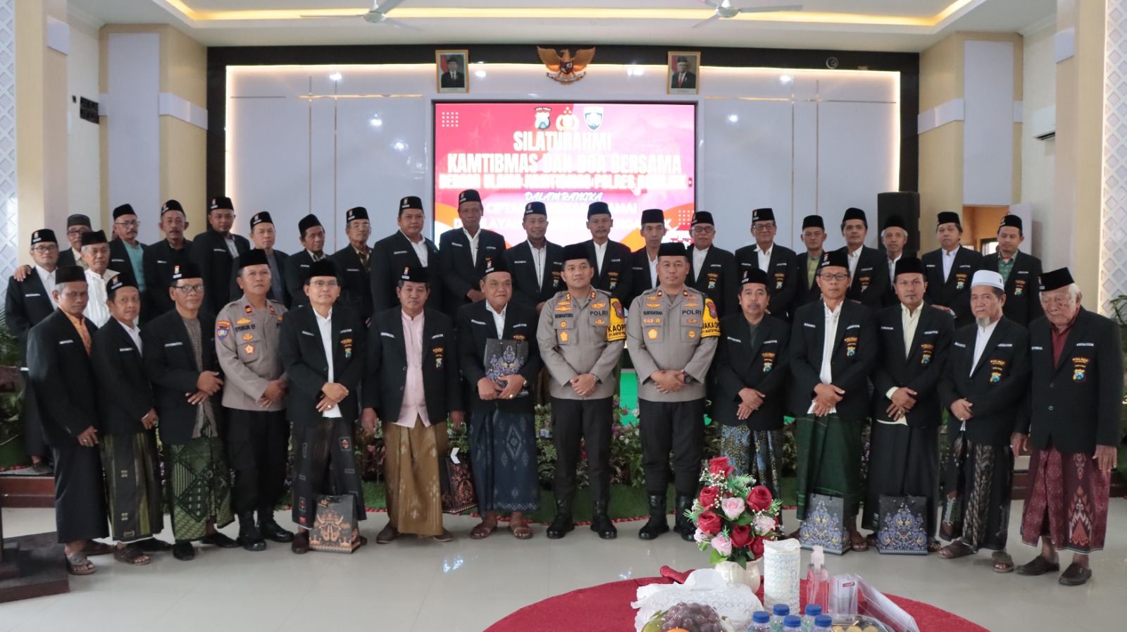 Silaturahmi dan Doa Bersama Polres Nganjuk: Langkah Nyata Demi Pemilu Damai