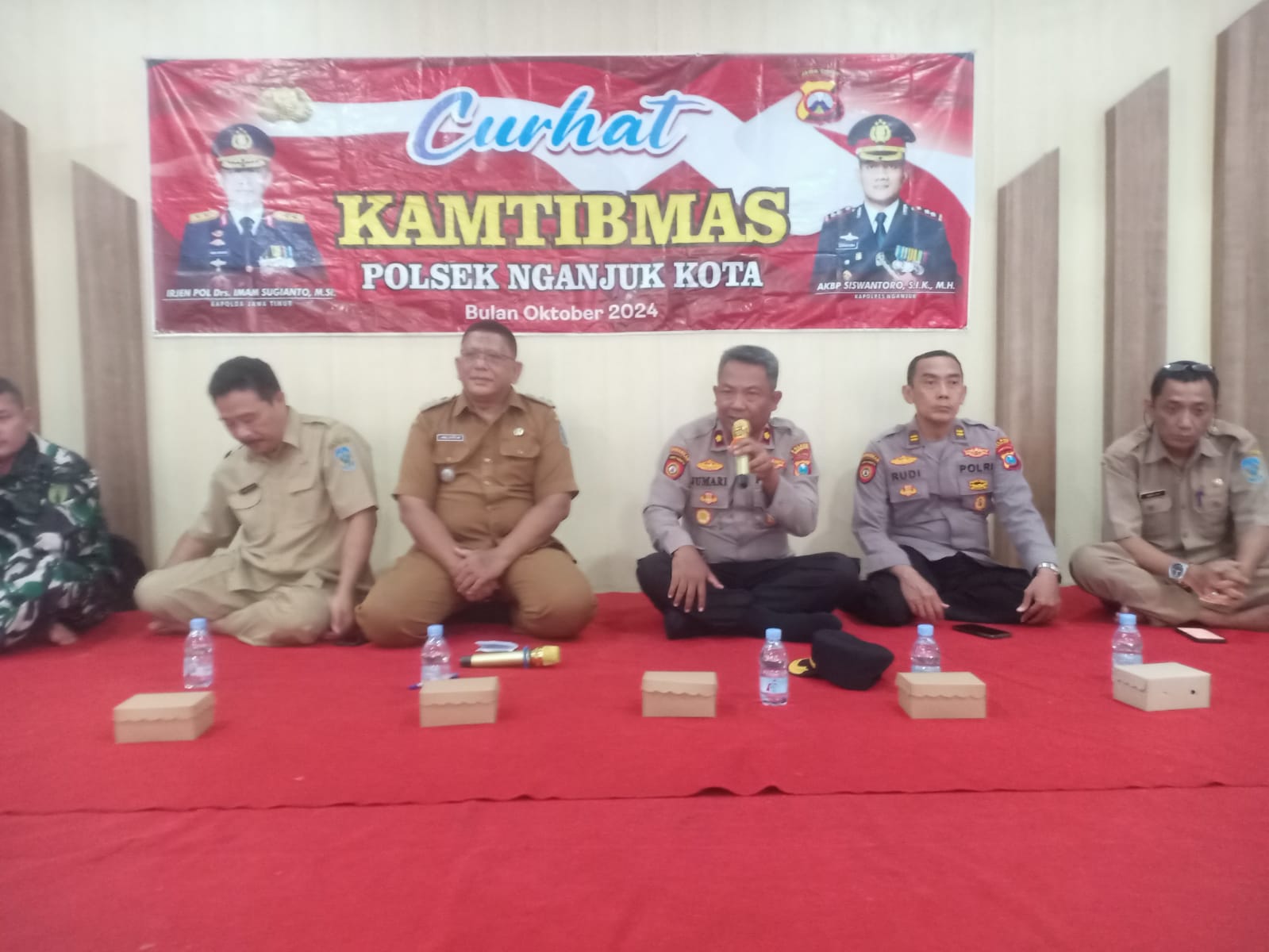 Kapolsek Nganjuk Kota Gelar Giat Curhat Kamtibmas di Kelurahan Payaman