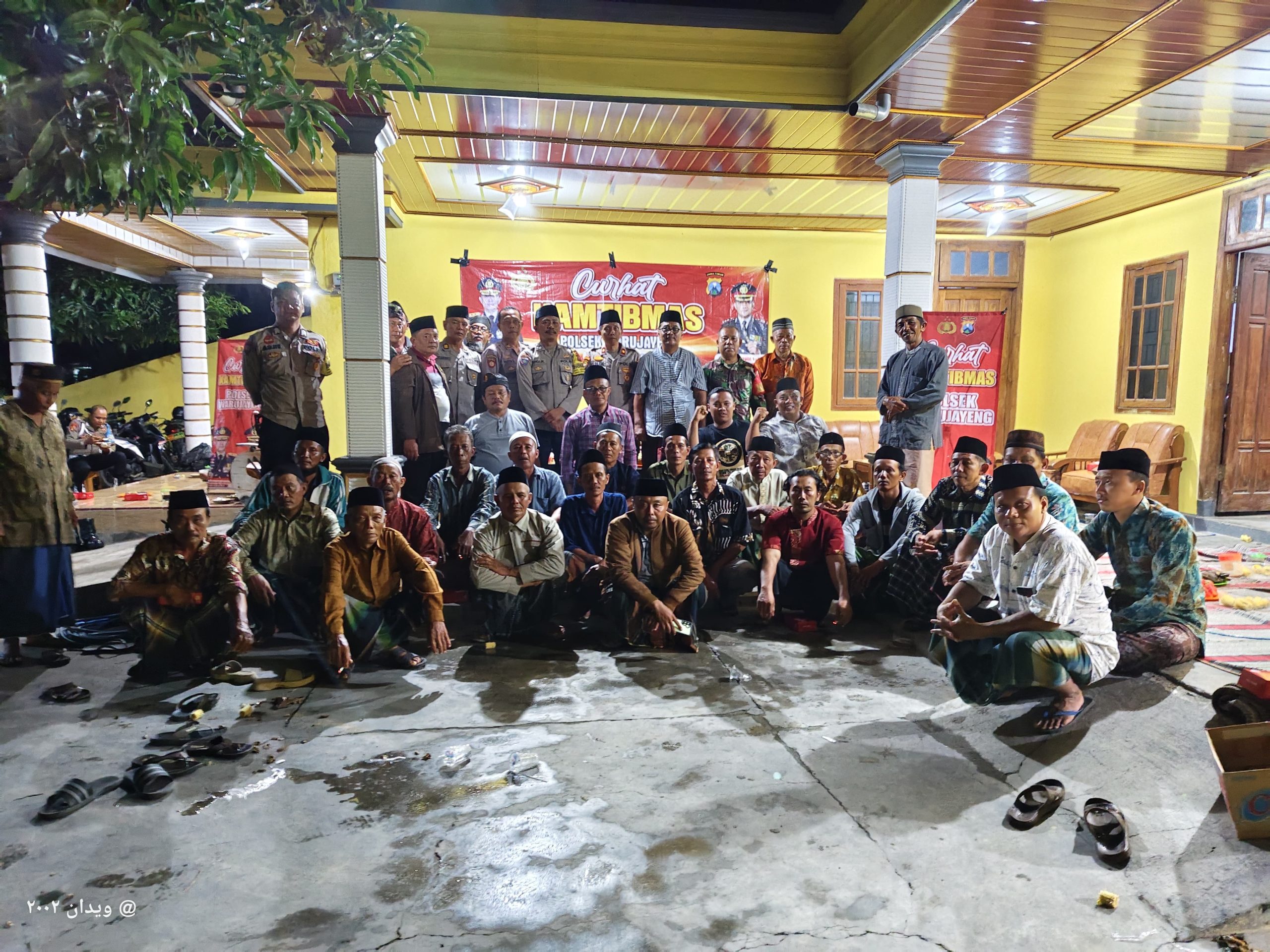 Cooling System Jelang Pilkada, Polsek Warujayeng Gelar Curhat Kamtibmas