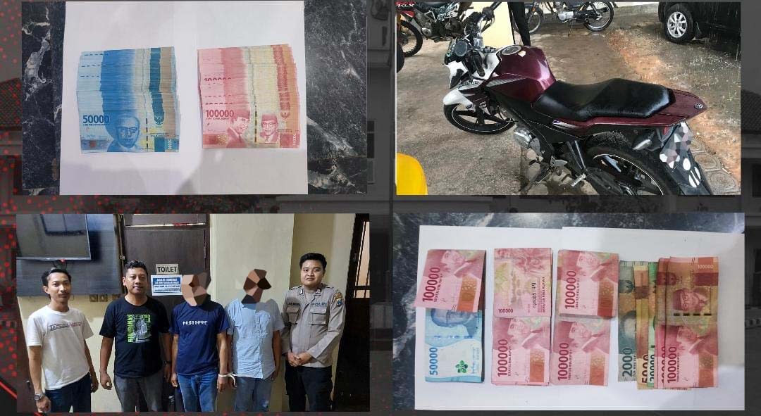 Polres Nganjuk Bongkar Peredaran Uang Palsu di Pasar Sawahan, Dua Pelaku Dibekuk
