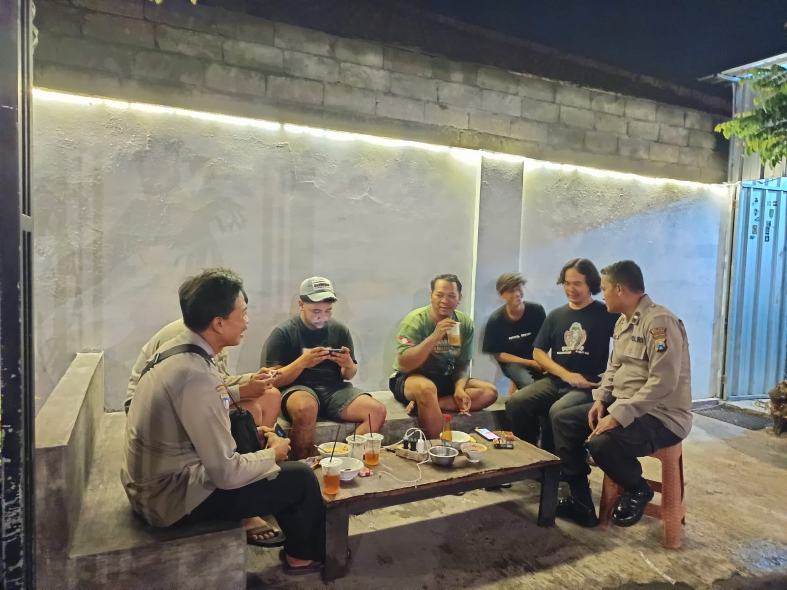 Pasca Pemungutan Suara Pilkada, Polsek Warujayeng Gelar Patroli Cooling System