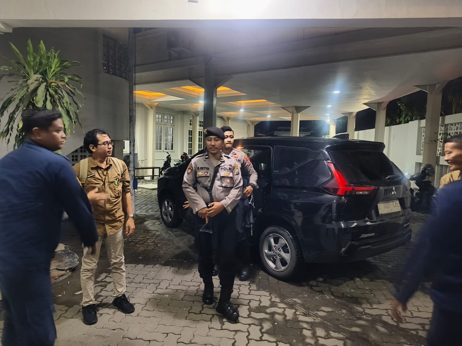 Polres Nganjuk Kawal Ketat Pengiriman Kotak Rekapitulasi Model-D ke KPU Provinsi