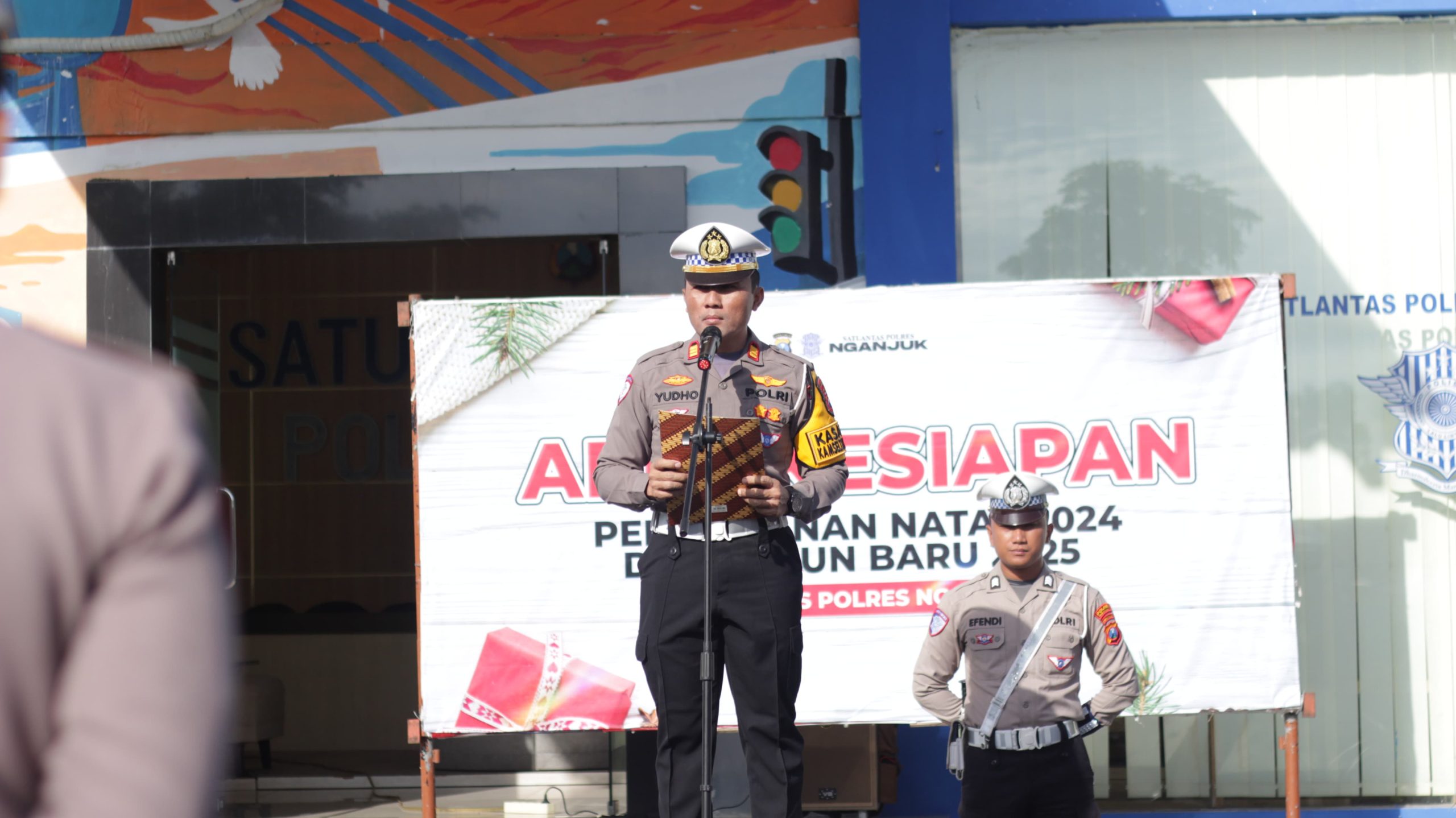 Apel Kesiapan, Satlantas Nganjuk Siap Amankan Libur Natal 2024 dan Tahun Baru 2025