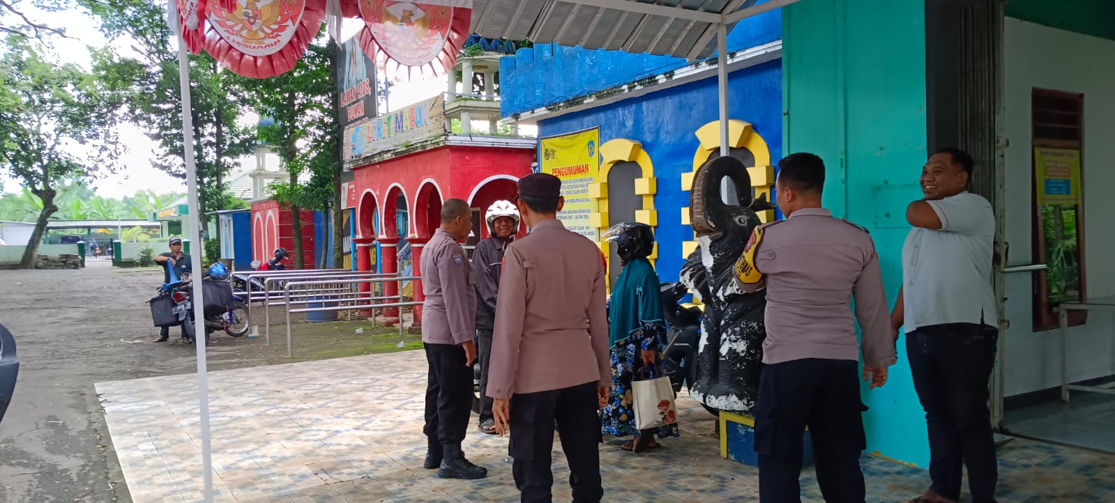 Pastikan Keamanan Libur Panjang, Patroli Polsek Nganjuk Kota Sasar di Tempat Wisata