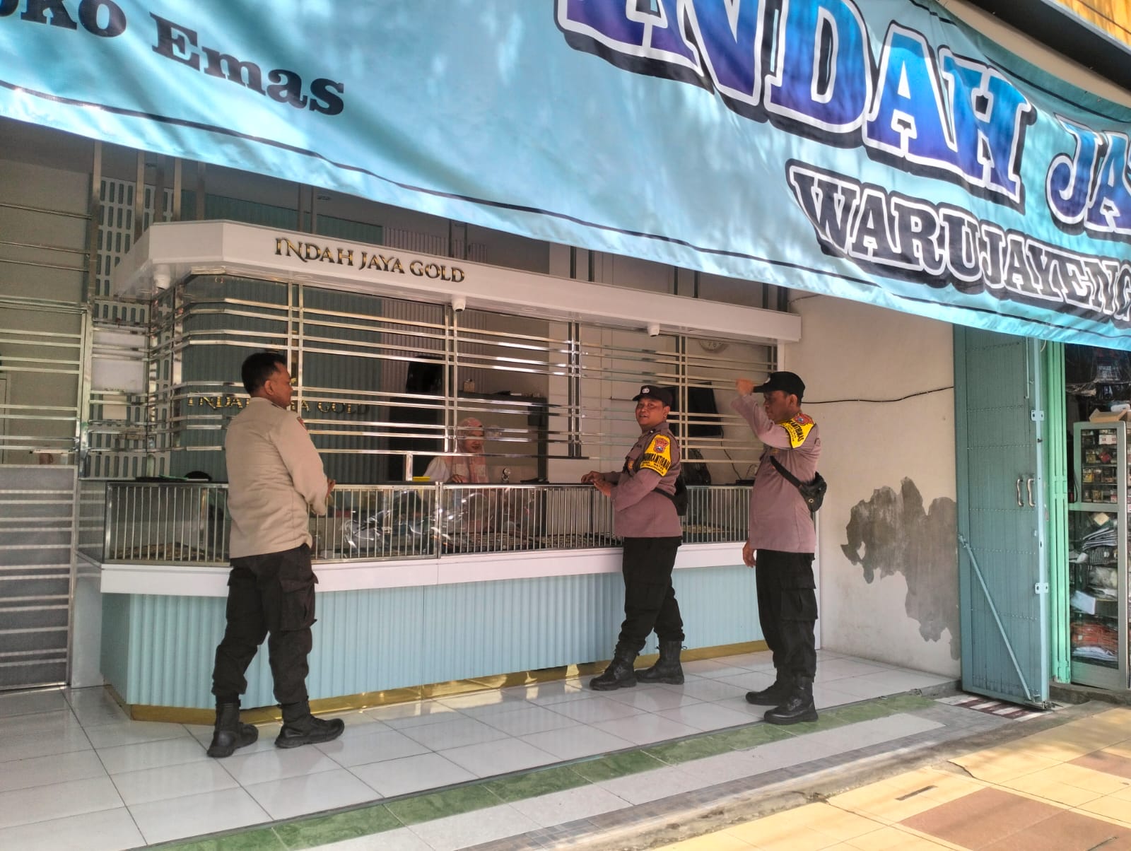 Long Week End, Polsek Warujayeng Tingkatkan Patroli Pertokoan