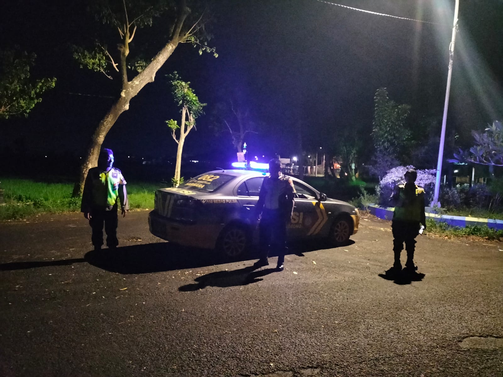 Ciptakan Situasi Kamtibmas Aman dengan Patroli Blue Light