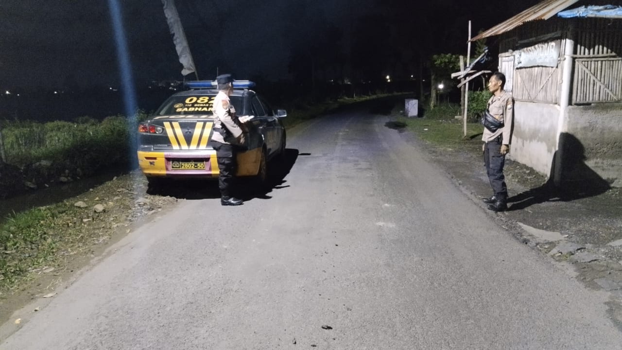 Patroli Blue Light Cegah Gesekan Antar Perguruan Silat Di Perbatasan Wilayah