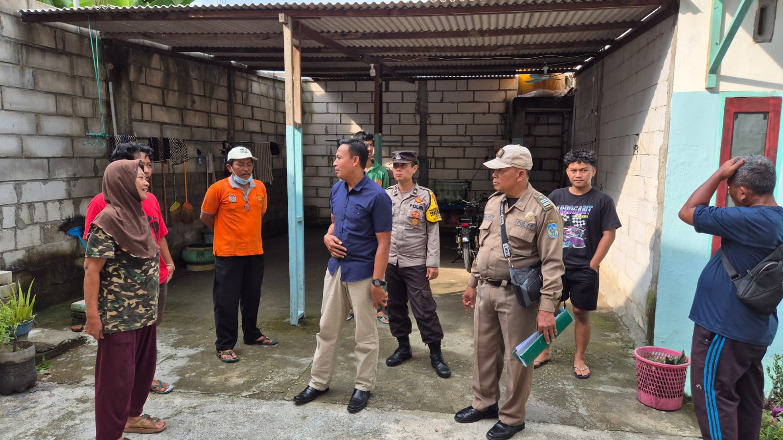 Polsek Kertosono Lakukan Pendampingan Pengecekan dan Pendataan Tempat Kos