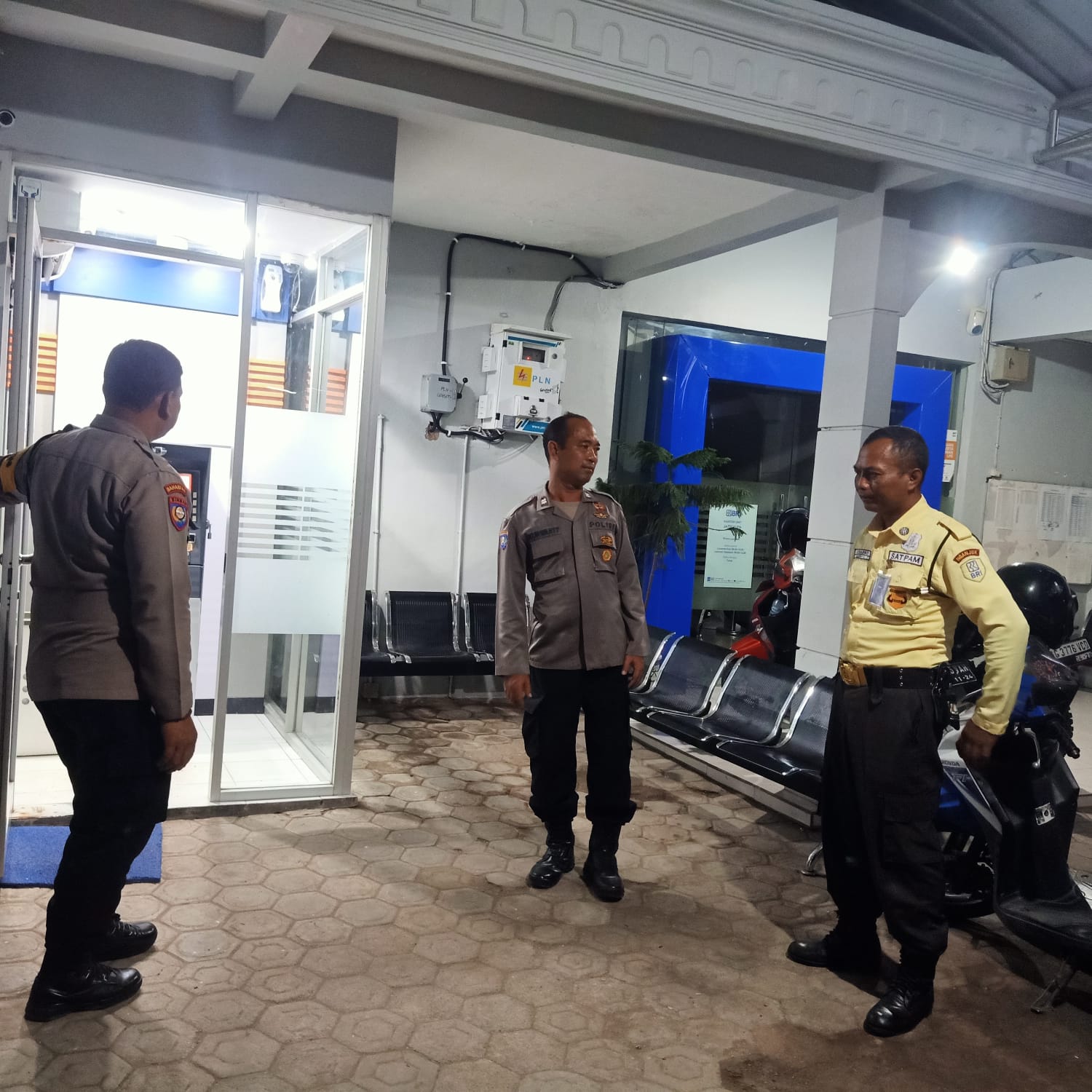 Polisi Polsek Jatikalen Gencar Patroli Perbankan Sasaran utama di Mesin ATM