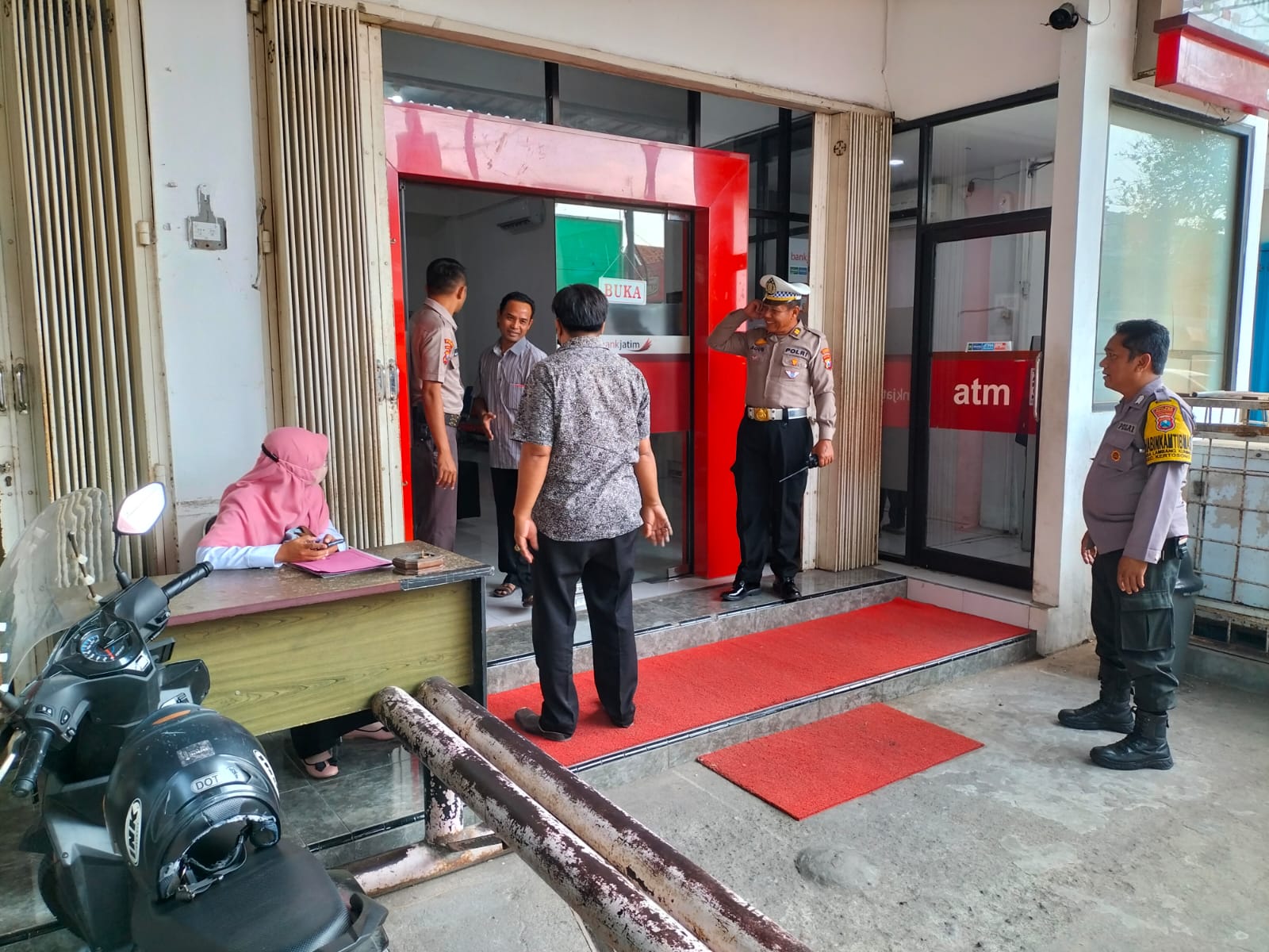 Polsek Kertosono Tingkatkan Patroli Obyek Vital Antisipasi Tindak Kejahatan