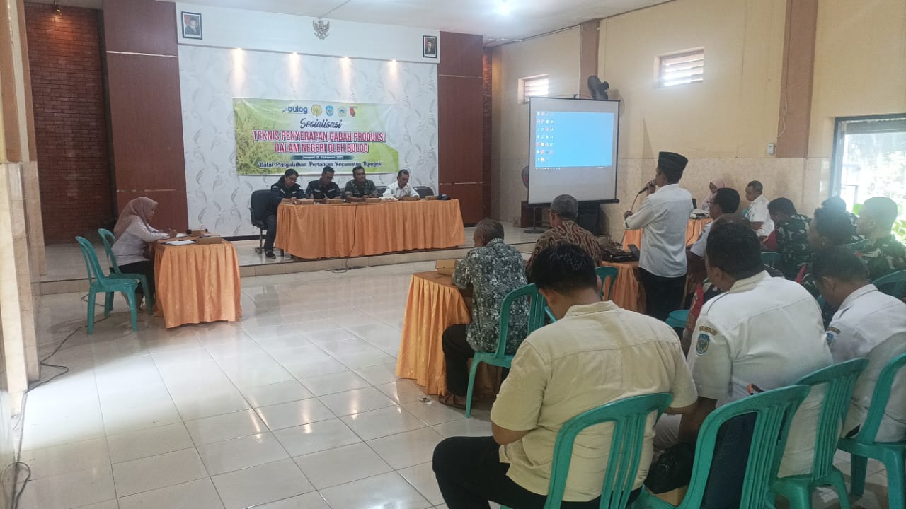 Kapolsek Nganjuk Hadiri Sosialisasi Penyerapan Gabah oleh Bulog dalam Upaya Swasembada Pangan