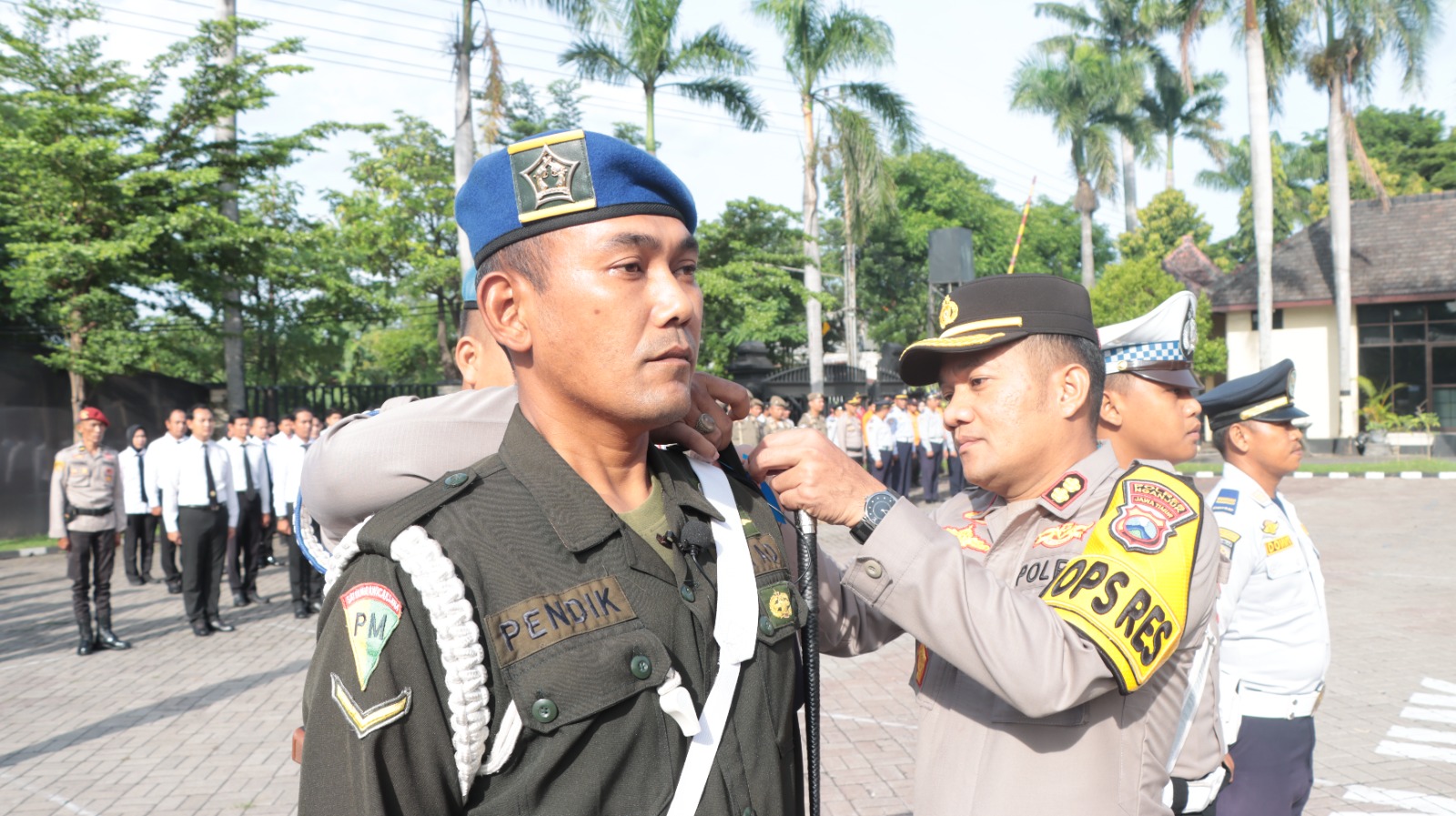 Polres Nganjuk Gelar Apel Operasi Keselamatan Semeru 2025 Jelang Idul Fitri