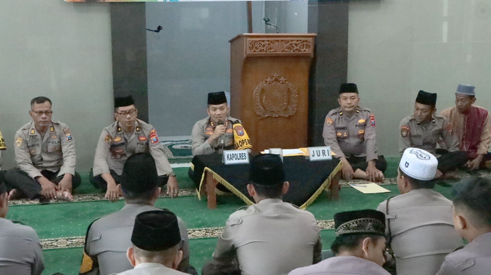 Isi Ramadan dengan Ibadah, Polres Nganjuk Gelar Lomba Baca Al-Quran untuk Anggota Polri dan ASN