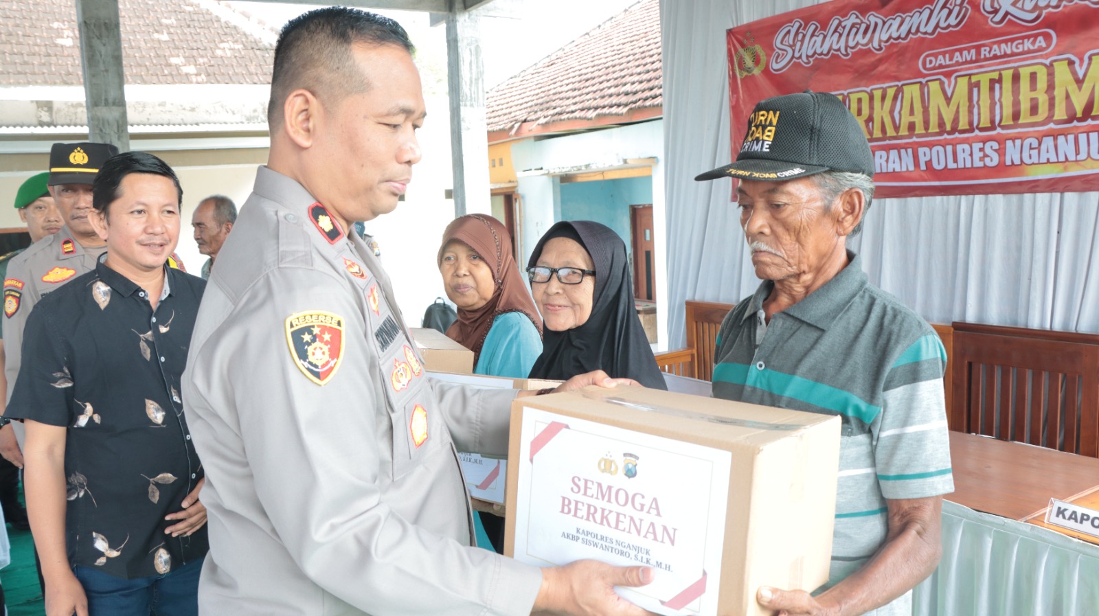 Polres Nganjuk Gelar Silaturahmi Kamtibmas dan Baksos untuk Lansia di Bulan Ramadhan