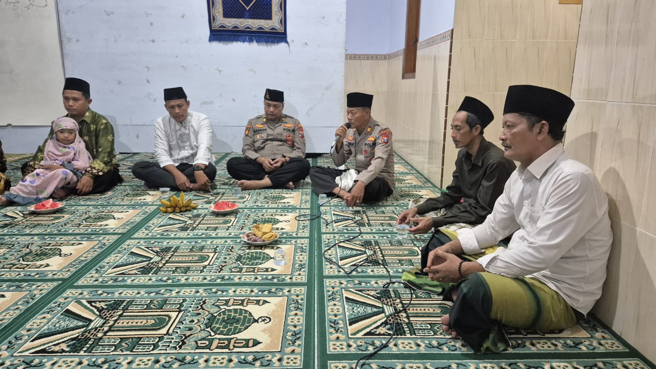 Polsek Kertosono Gelar Safari Ramadhan di Mushalla Al-Ashar Desa Kalianyar