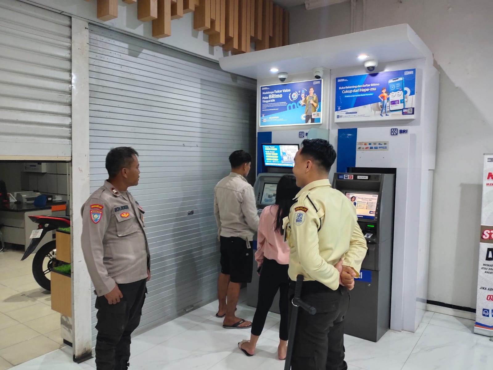 Personil Siaga Polsek Nganjuk Kota Gencarkan Patroli Objek Vital, Cegah Aksi 3C di Masa Libur Hari Raya