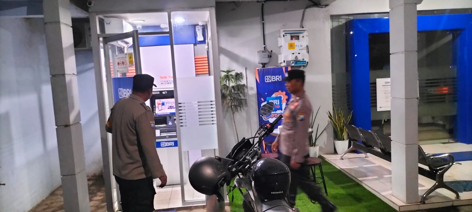 Polisi Polsek Jatikalen Gencar Patroli Perbankan Sasaran utama di Mesin ATM