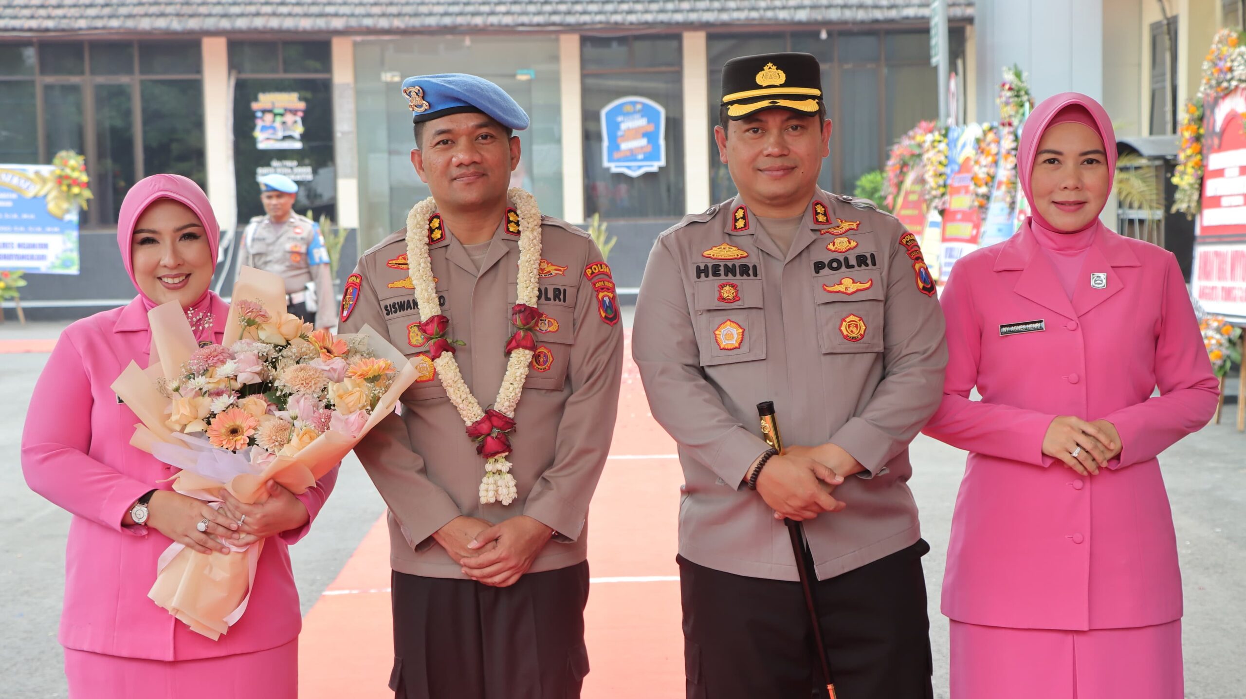 Serah Terima Jabatan Kapolres Nganjuk Digelar dengan Tradisi Kehormatan