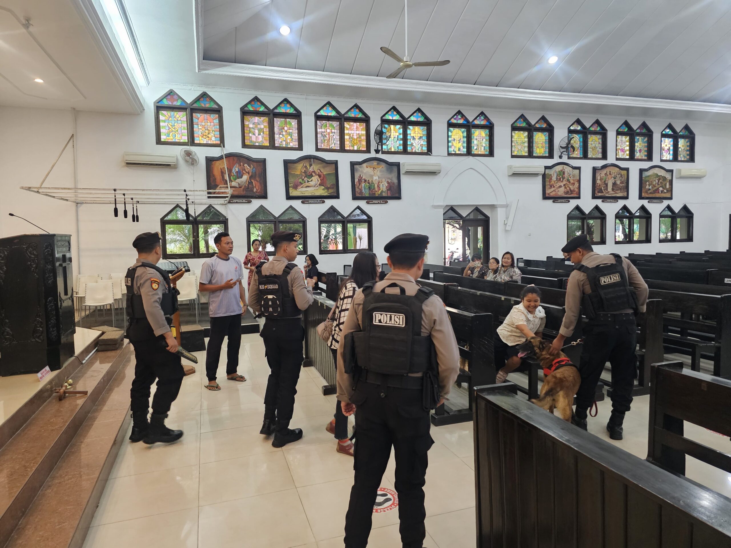 Ratusan Personel Dikerahkan Polres Nganjuk Amankan Jumat Agung