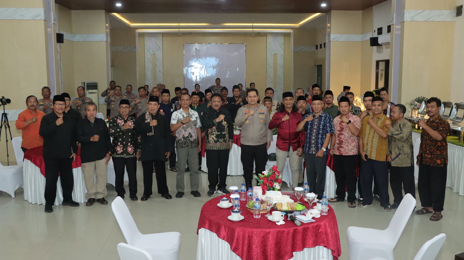 Jalin Persatuan, Kapolres Nganjuk Gelar Sarasehan Kamtibmas Bersama Ketua Perguruan Silat