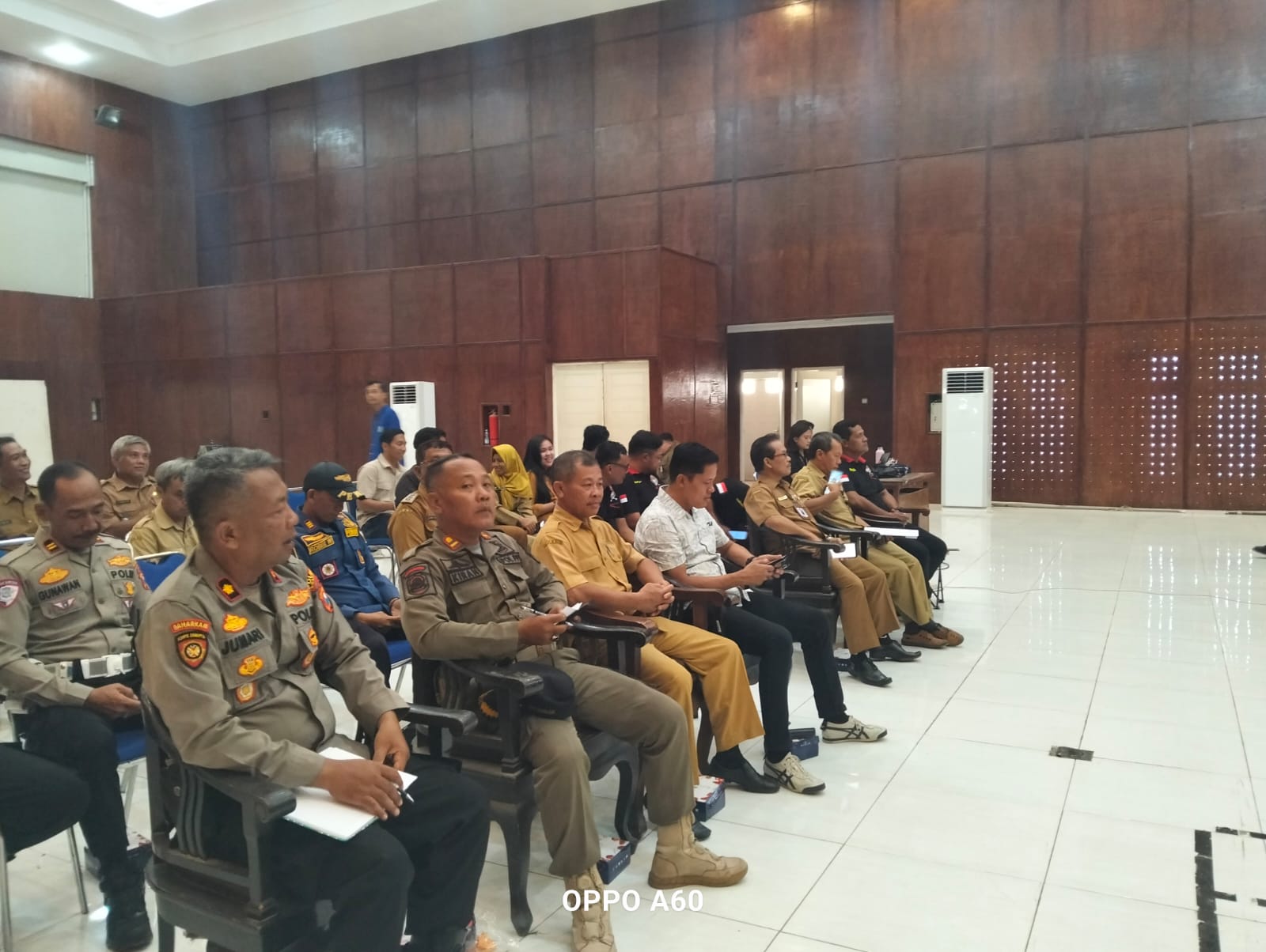 Kapolsek Nganjuk Kota Kompol Jumari, S.H Hadiri Rakor Parade dan Gebyar Jaranan Nganjuk 2025
