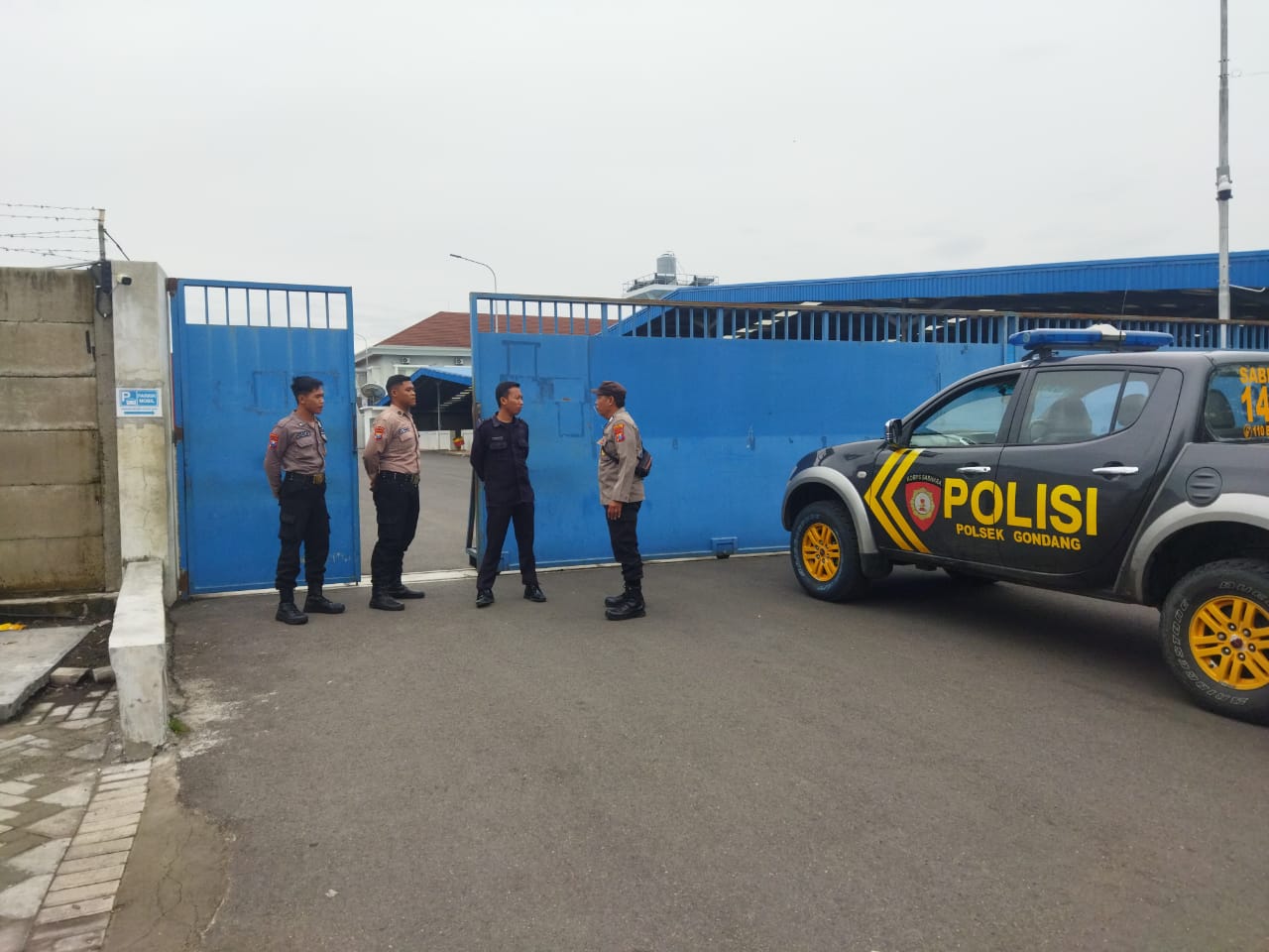 Polres Nganjuk Gelar Patroli Kewilayahan Jelang Mayday 2025