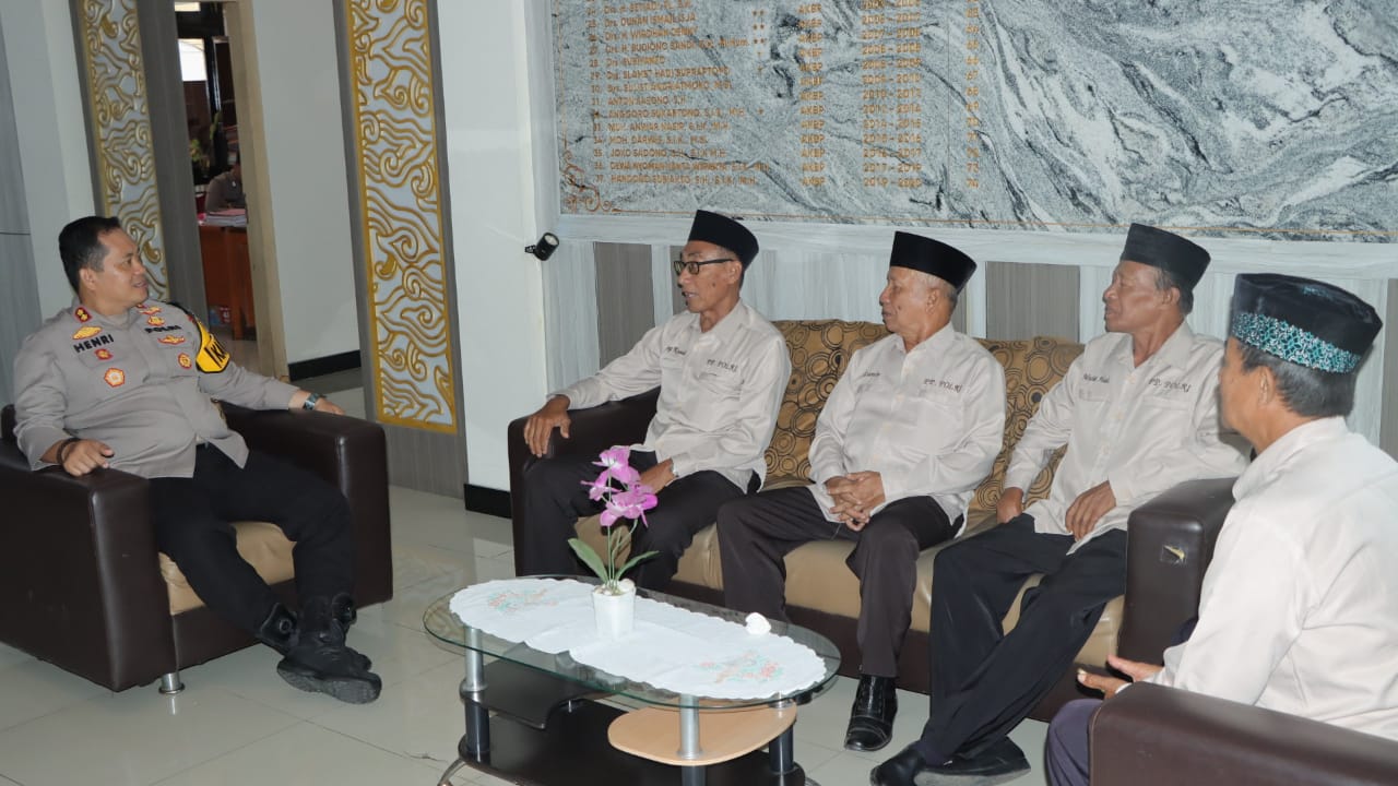 Silaturahmi Kapolres Nganjuk dan Pengurus PP Polri