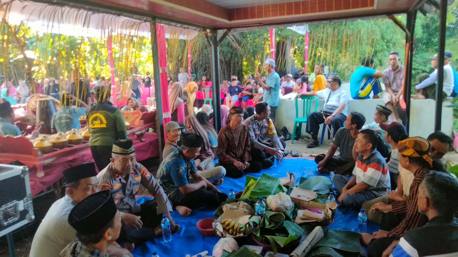 Kapolsek Nganjuk Kota Hadiri Tasyakuran Bersih Desa di Desa Kedungdowo