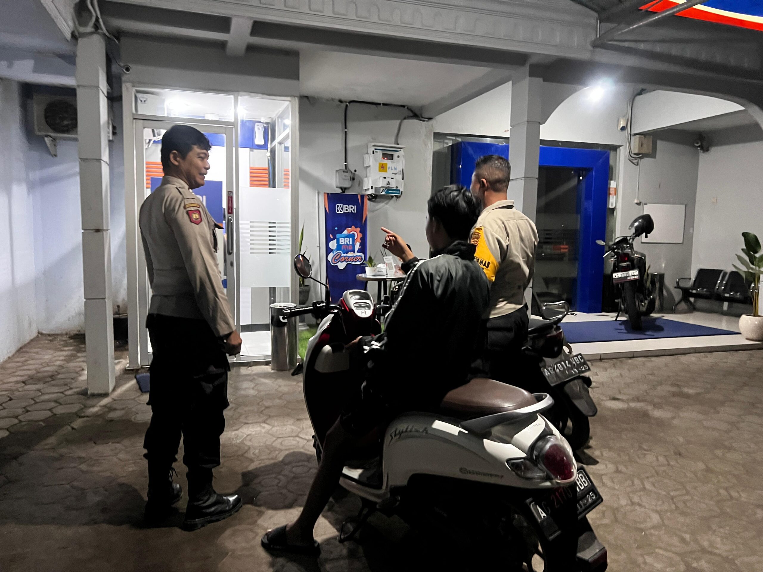 Polsek Jatikalen Gencar Patroli Perbankan Sasaran utama di Mesin ATM