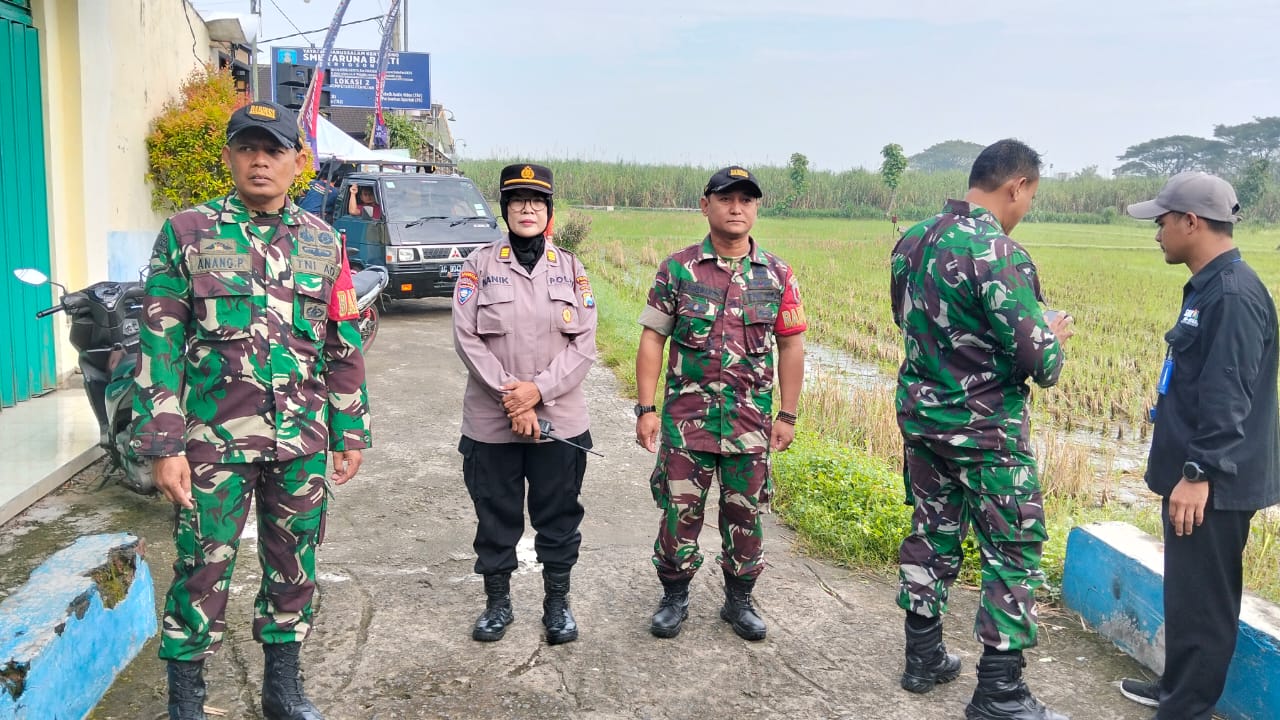 Berikan Rasa Aman, Polsek Kertosono Lakukan Pengamanan Kegiatan Masyarakat
