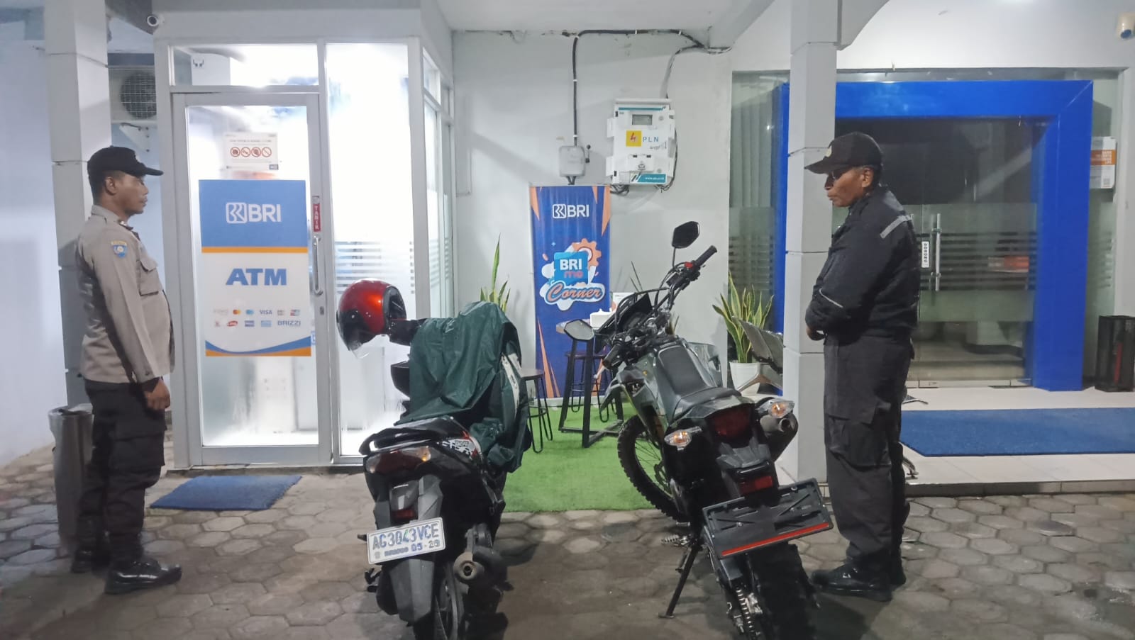 Polisi Polsek Jatikalen Gencar Patroli Perbankan Sasaran utama di Mesin ATM