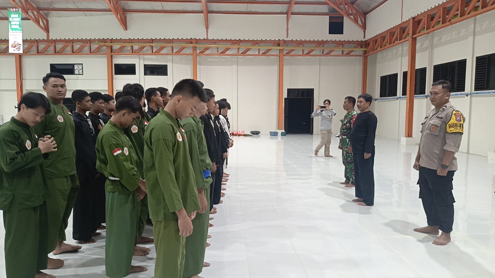 Perguruan Silat Bersatu, Polres Nganjuk Gelar Soko Guru di GOR Al-Ubaidah