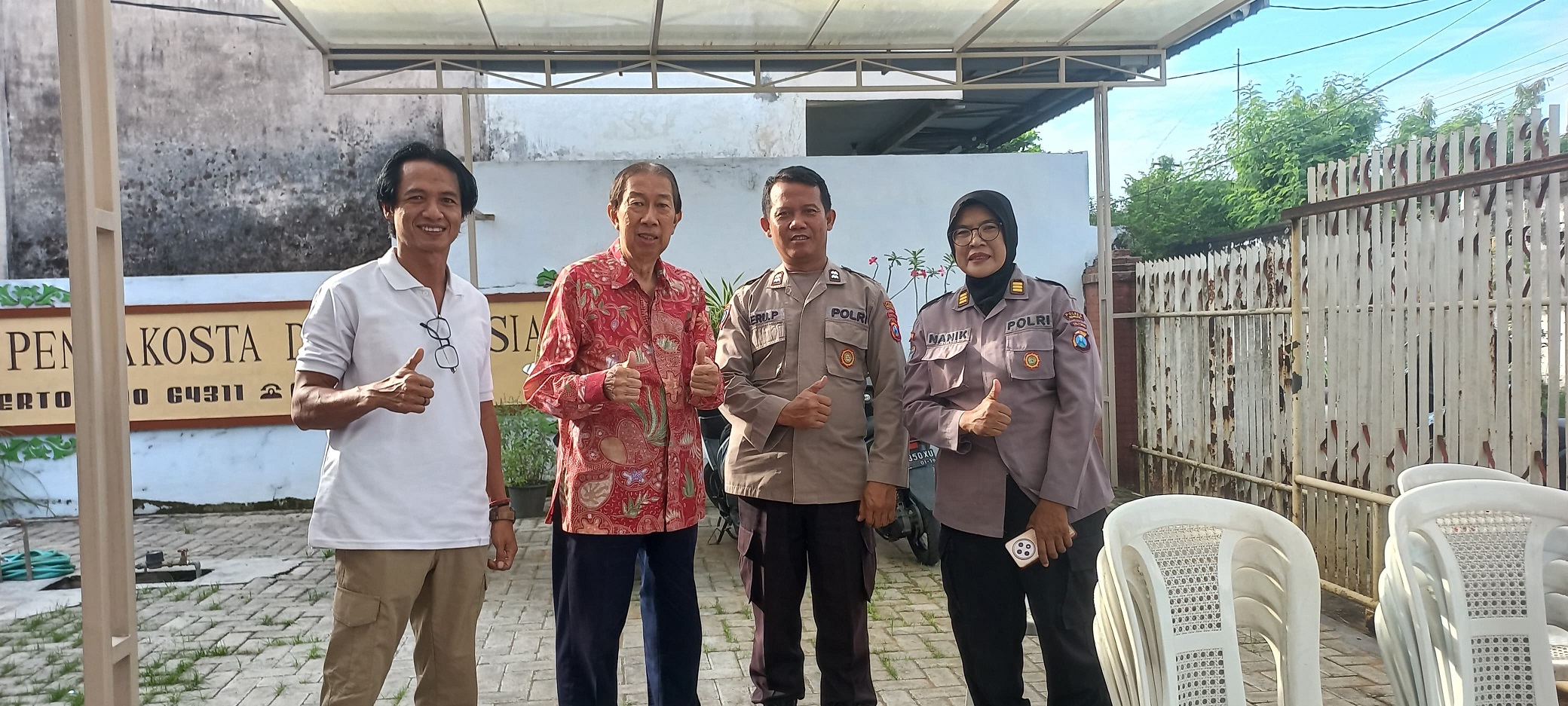 Polsek Kertosono Berikan Pengamanan Giat Perayaan Kenaikan Isa Al Masih