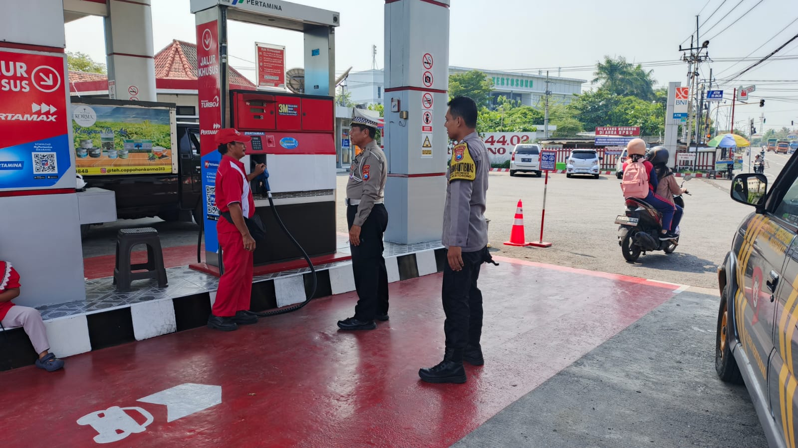 Polsek Kertosono Tingkatkan Patroli Obyek Vital Antisipasi Gangguan Kamtibmas