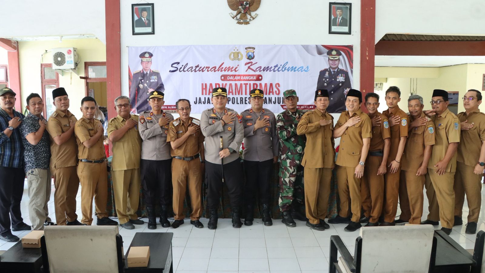 Perkuat Sinergi, Kapolres Nganjuk Gelar Silaturahmi Kamtibmas di Kecamatan Tanjunganom dan Prambon