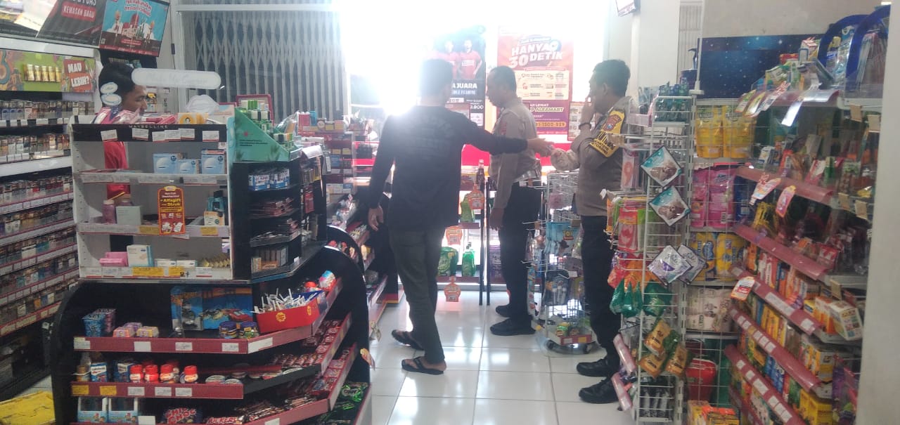 Polsek Kertosono Gelar Patroli Pertokoan untuk Cegah Curanmor